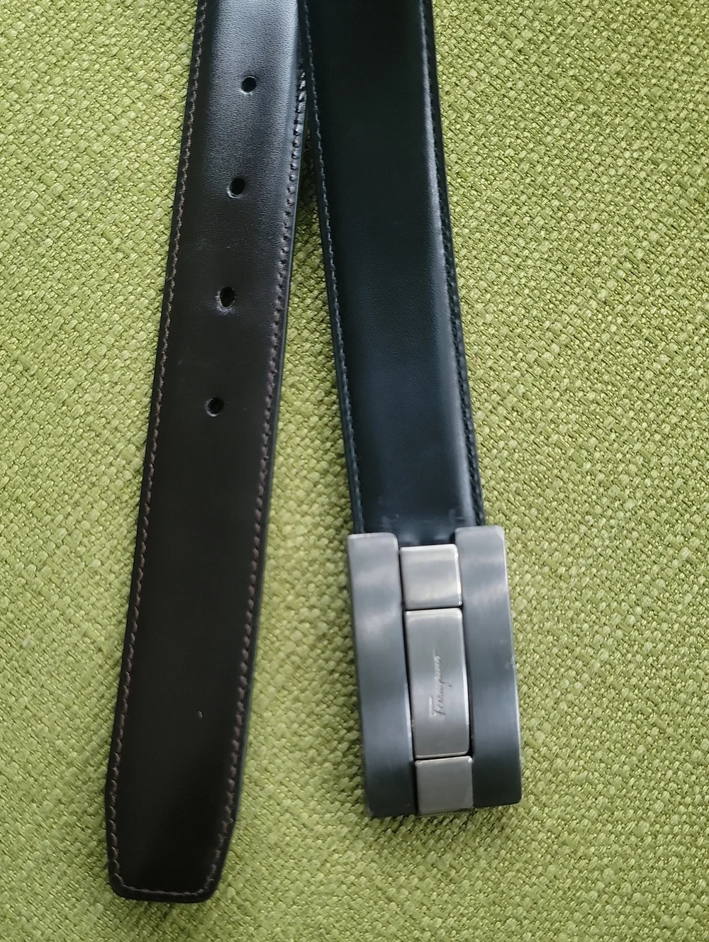Ferragamo Leather Reversible Belt